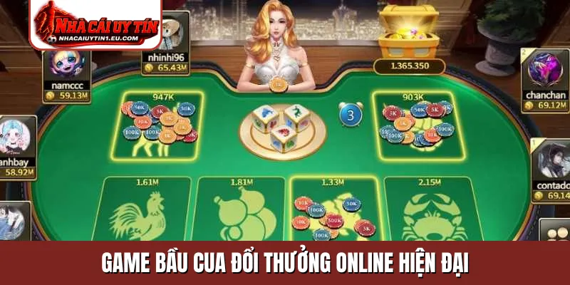 Game bầu cua đổi thưởng online hiện đại